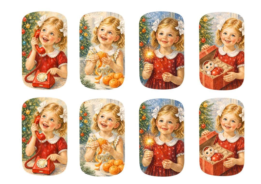 "Девочка СССР" НГ на конфеты Mood Mold