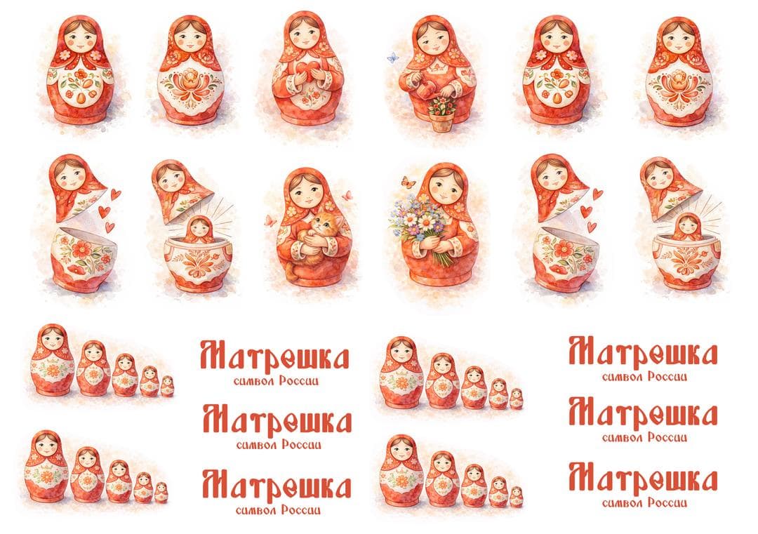 "Матрешки" на конфеты