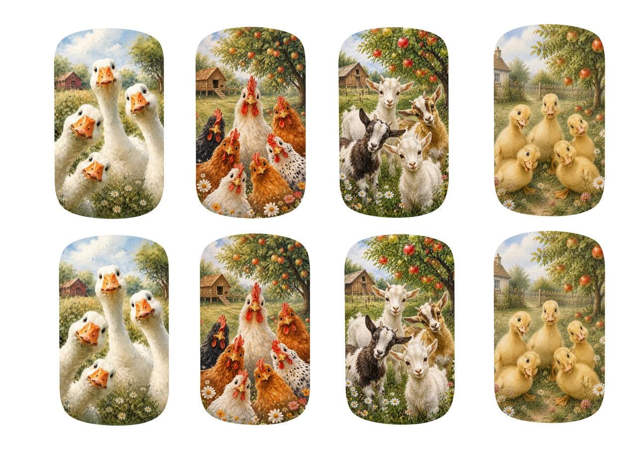«Животные в деревне» на Mood molds