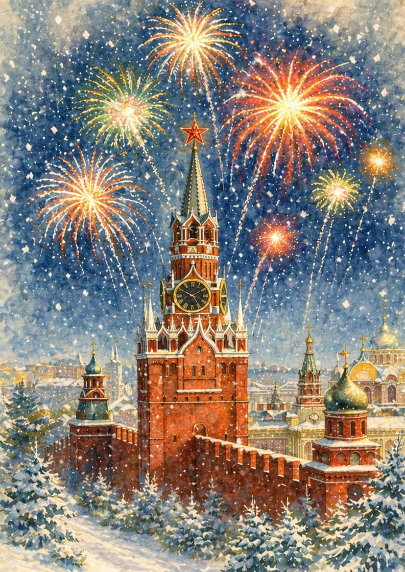 Открытка «Кремль»