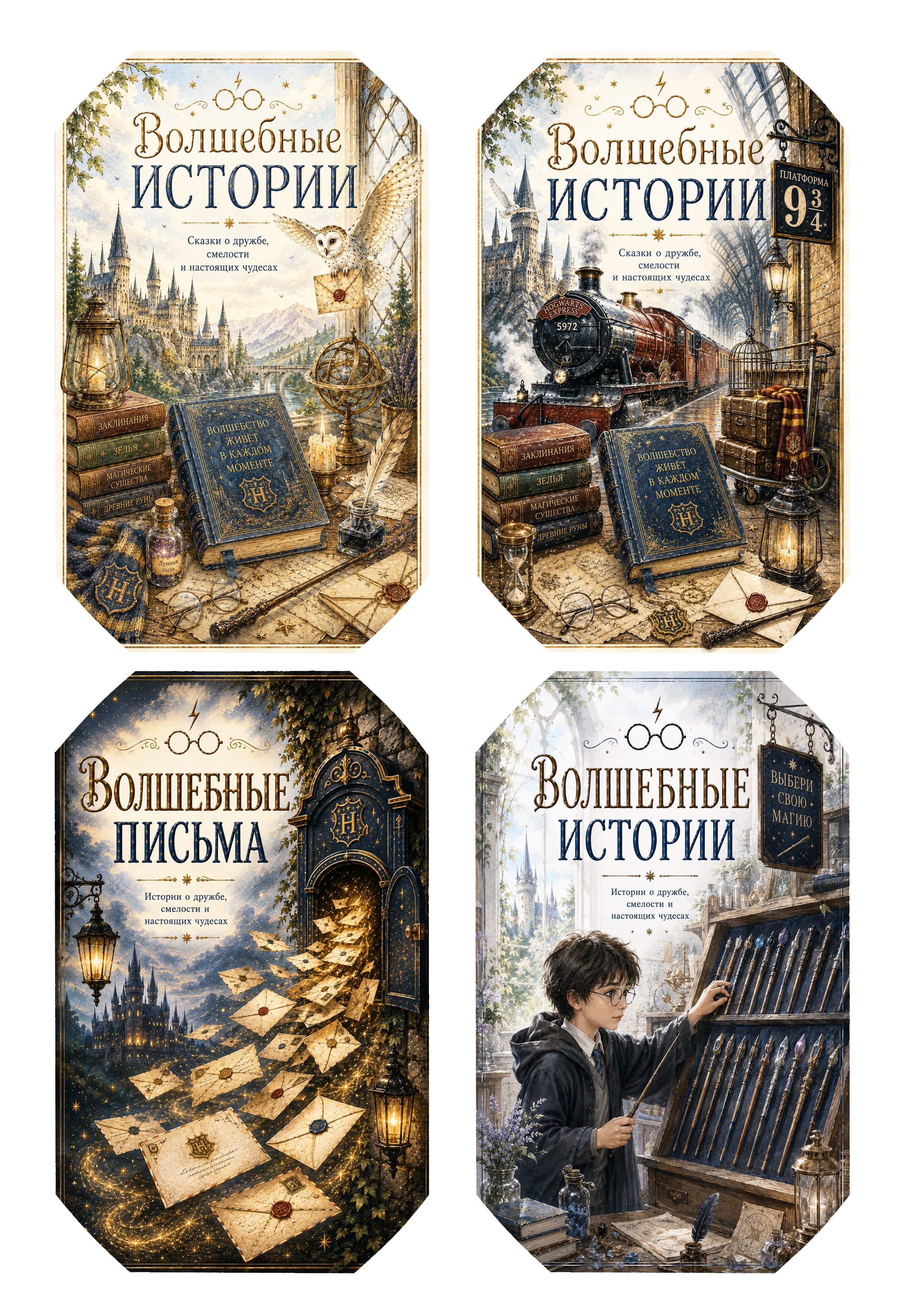 "Волшебные истории" обложки на книги МВ