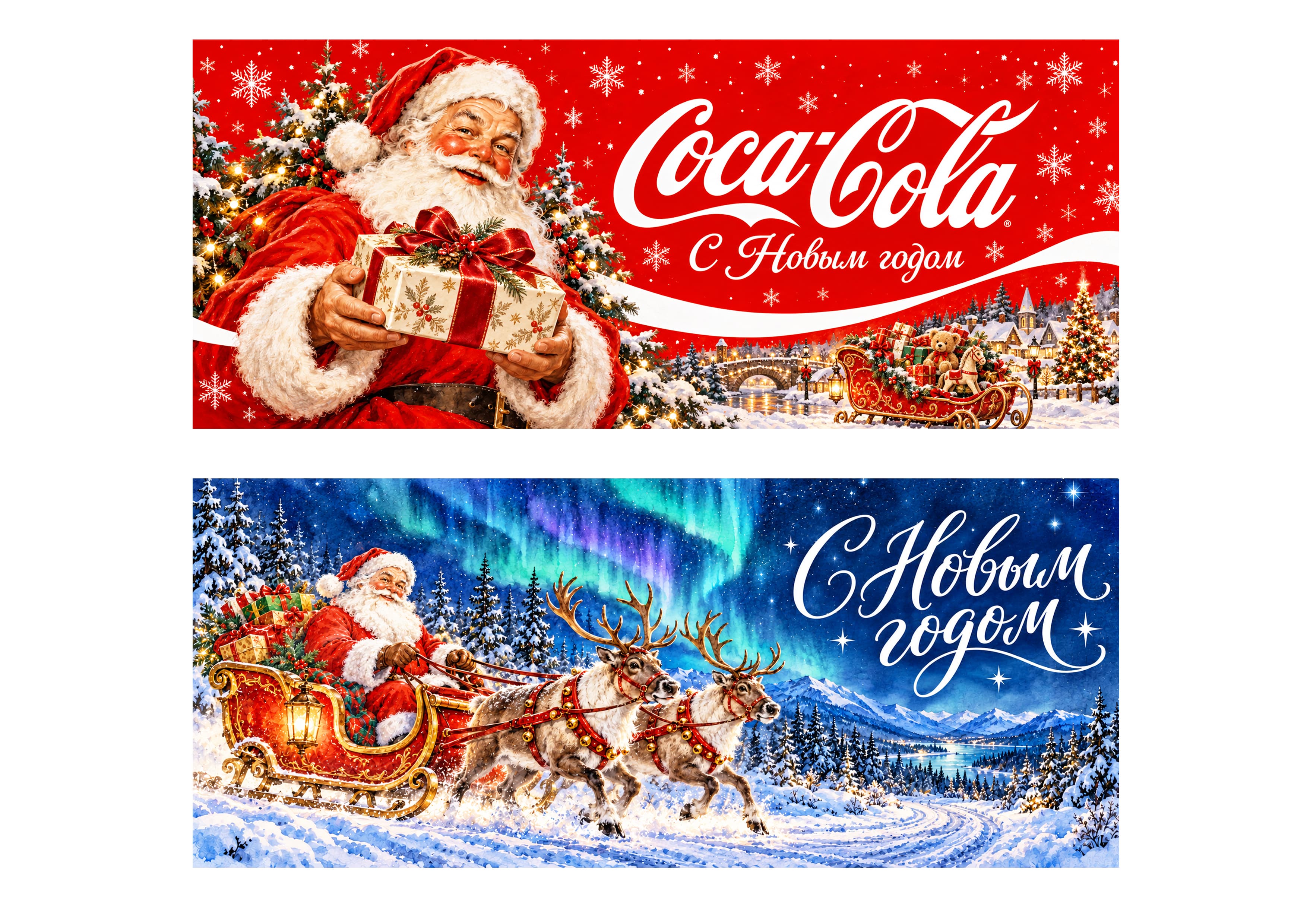 Декаль на баночку "Coca-Cola" 2
